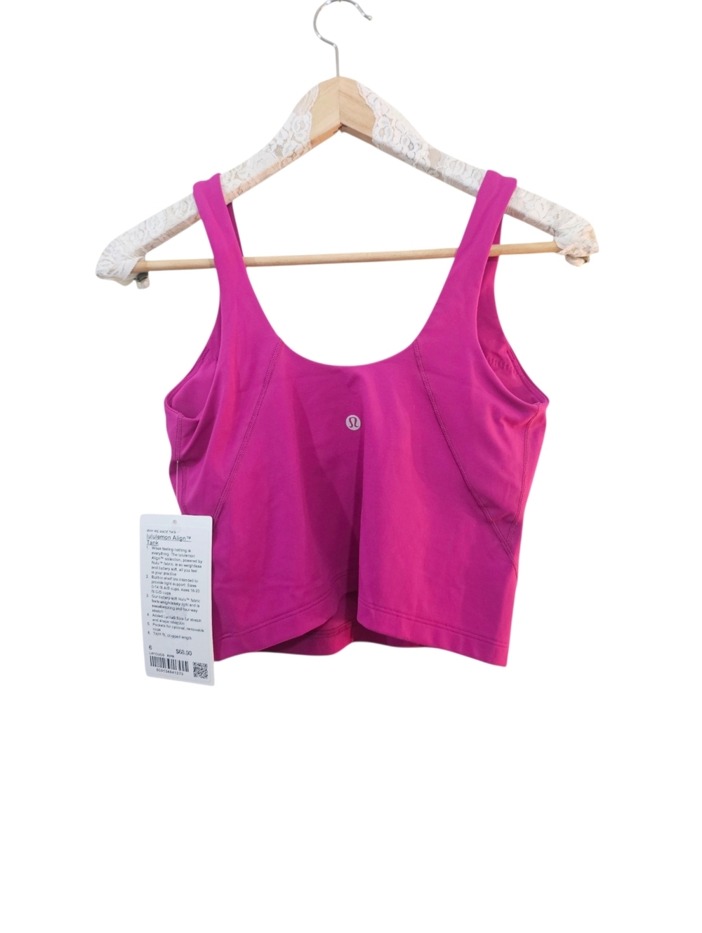 Lululemon Align Tank Ripened Raspberry/Pink Size 6 NWT - Picture 2 of 8